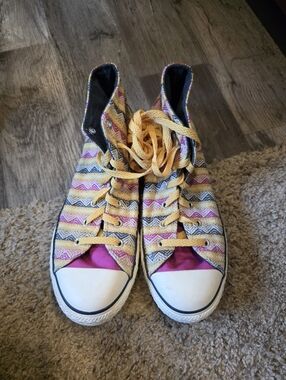 Converse Vintage Boho Stripe High Tops